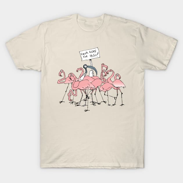 Equal rights for ibises T-Shirt by vectormutt